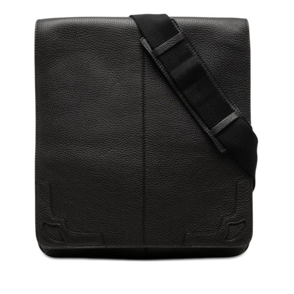 Cartier Leather Marcello Shoulder Bag Black